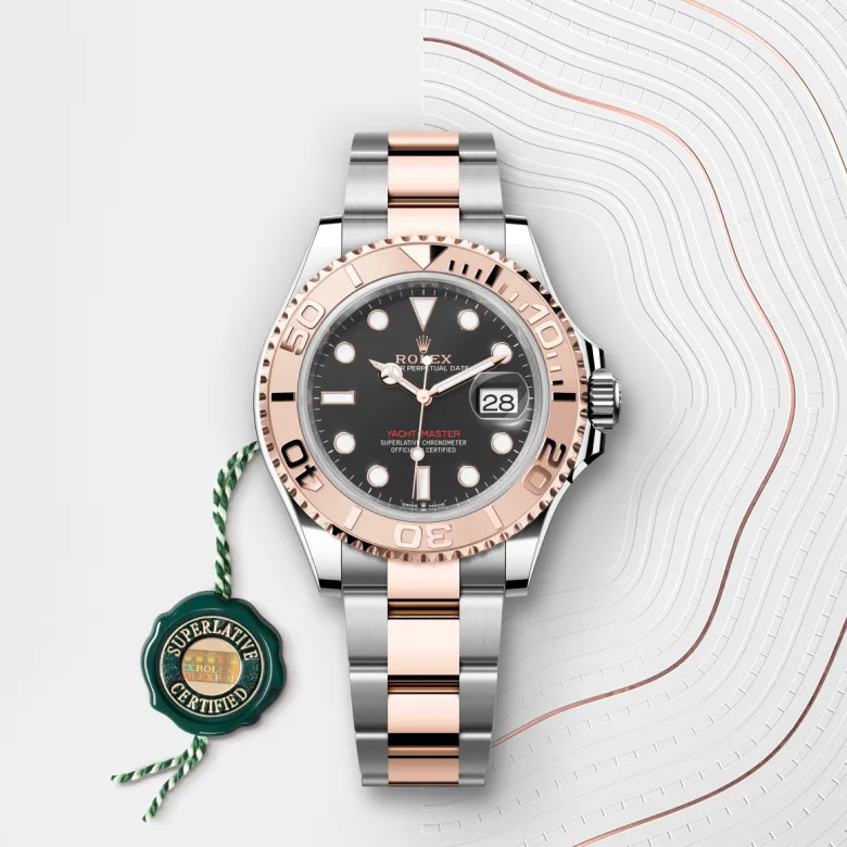 rolex Yacht-Master in Everose Rolesor - combination of Oystersteel and Everose gold, M126621-0002 - Underwood jewelers