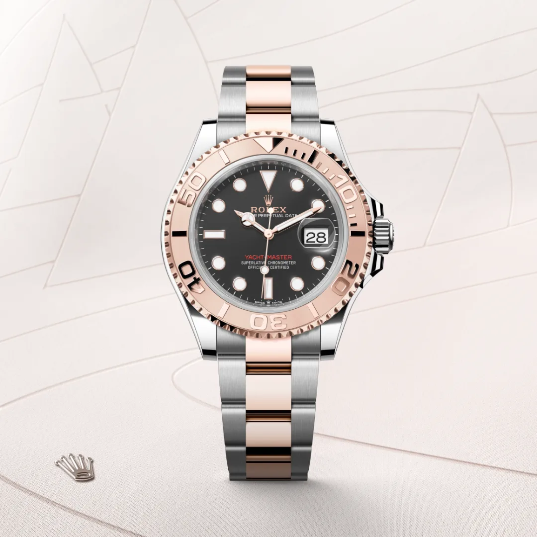 rolex Yacht-Master in Everose Rolesor - combination of Oystersteel and Everose gold, M126621-0002 - Underwood jewelers