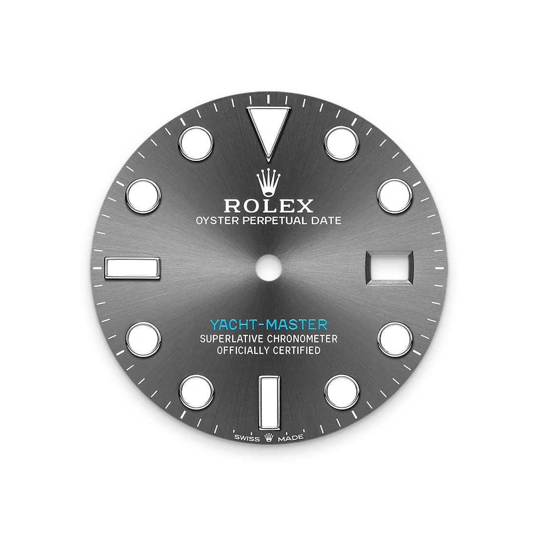 rolex Yacht-Master in Rolesium - combination of Oystersteel and platinum, M126622-0001 - underwood jewelers