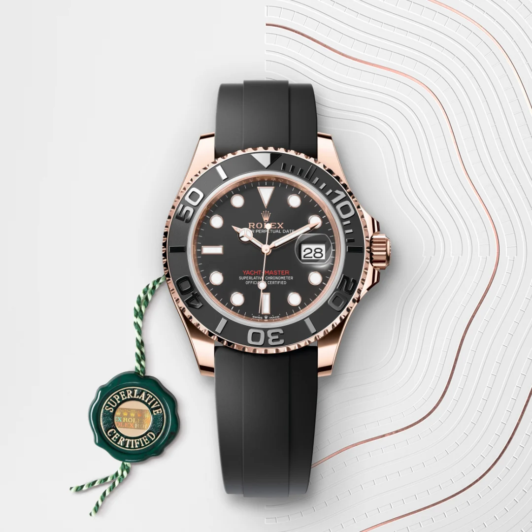 rolex Yacht-Master in 18 kt Everose gold, M126655-0002 - Underwood jewelers