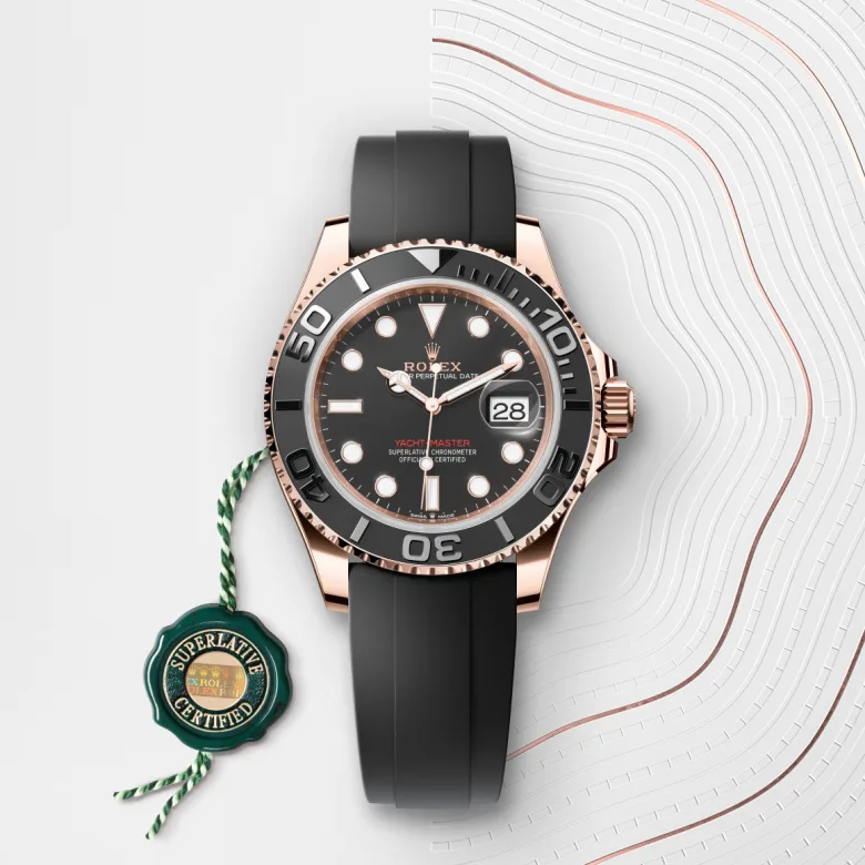 rolex Yacht-Master in 18 kt Everose gold, M126655-0002 - Underwood jewelers