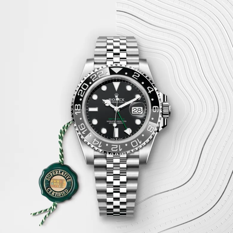 rolex GMT-Master II in Oystersteel, M126710GRNR-0003 - Underwood jewelers
