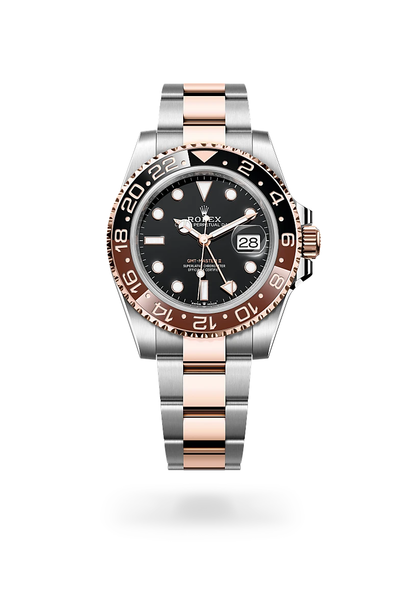 rolex GMT-Master II in Everose Rolesor - combination of Oystersteel and Everose gold, M126711CHNR-0002 - Underwood jewelers
