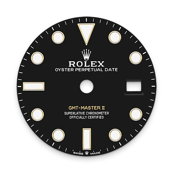 rolex GMT-Master II in Yellow Rolesor - combination of Oystersteel and yellow gold, M126713GRNR-0001 - Underwood jewelers