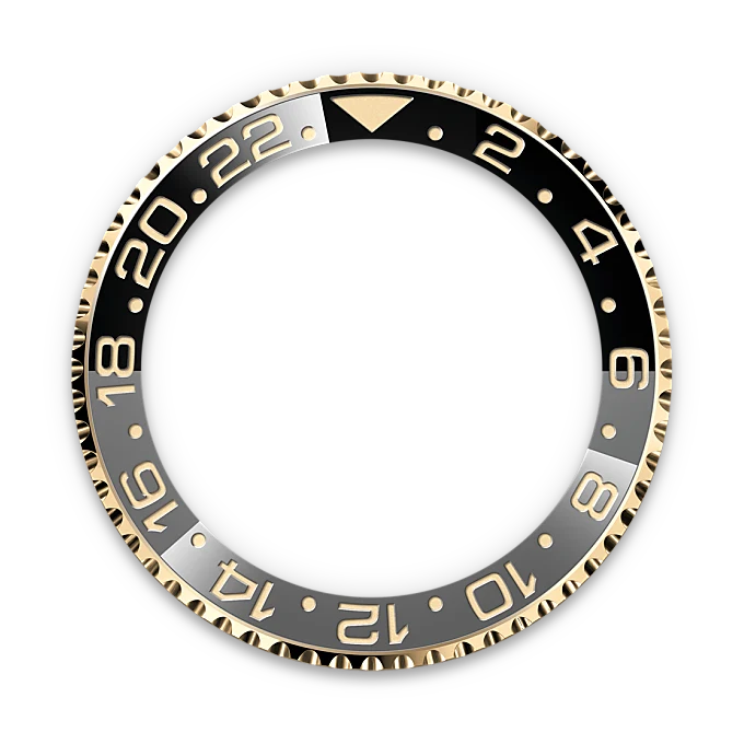 rolex GMT-Master II in 18 kt yellow gold, M126718GRNR-0001 - underwood jewelers