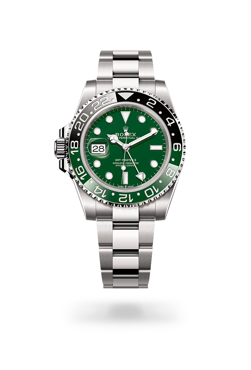 rolex GMT-Master II in 18 kt white gold, M126729VTNR-0001 - Underwood jewelers