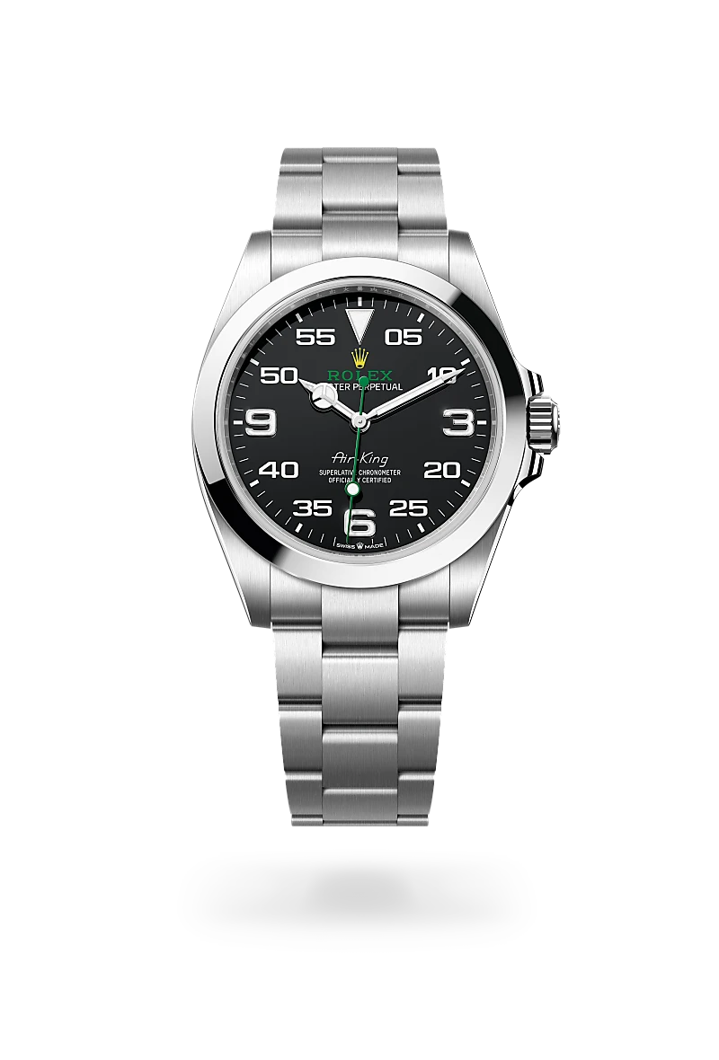 rolex Air-King in Oystersteel, M126900-0001 - Underwood jewelers