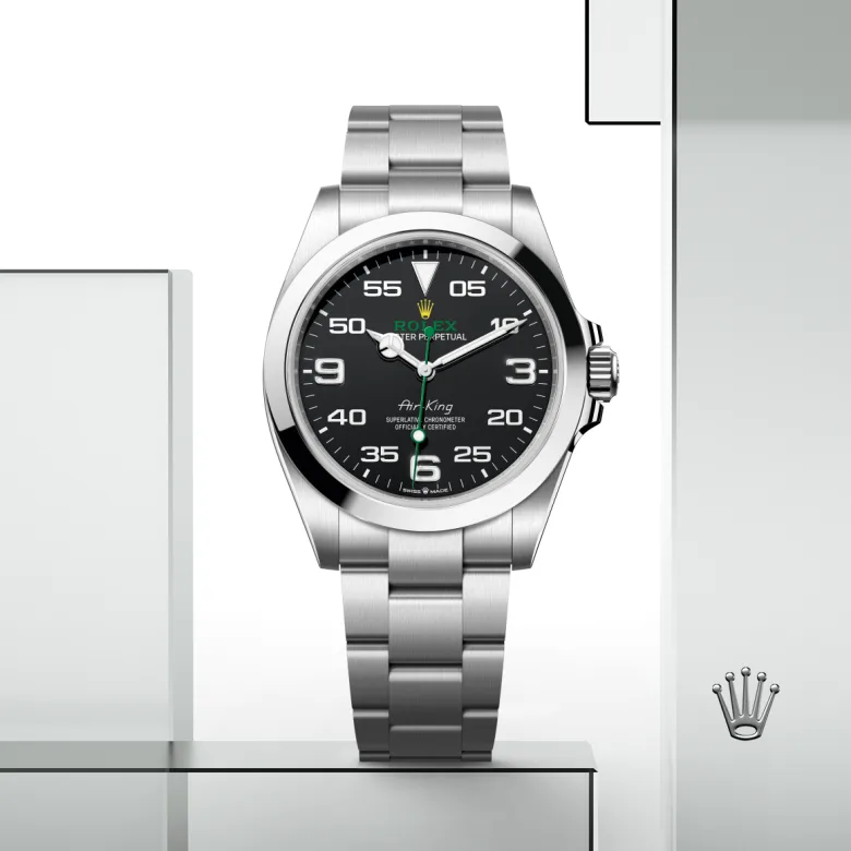 rolex Air-King in Oystersteel, M126900-0001 - Underwood jewelers