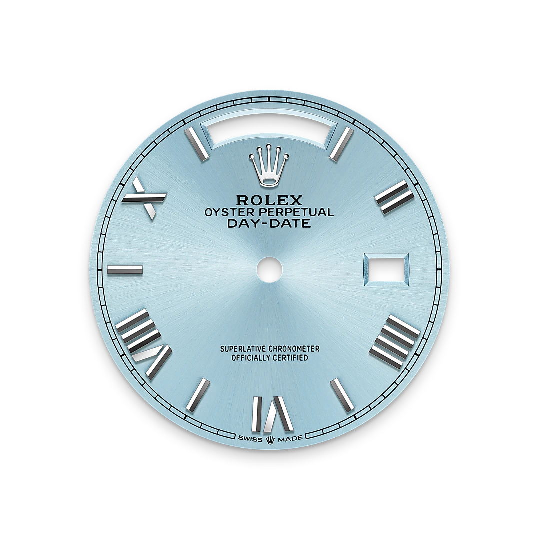 rolex Day-Date in Platinum, M128236-0018 - underwood jewelers