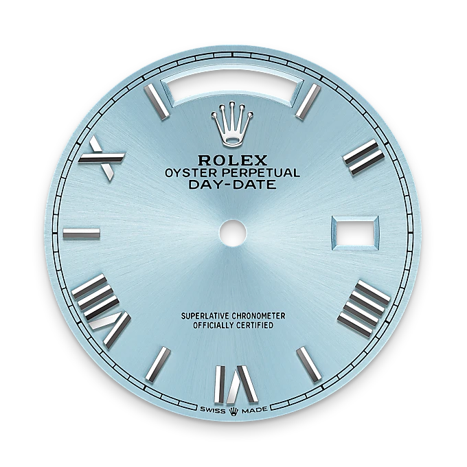 rolex Day-Date in Platinum, M128236-0018 - underwood jewelers