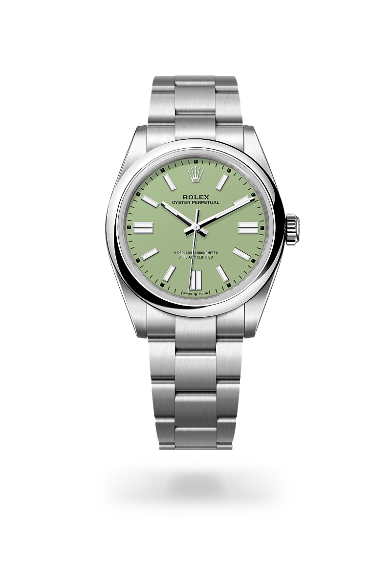 rolex Oyster Perpetual in Oystersteel, M134300-0006 - underwood jewelers