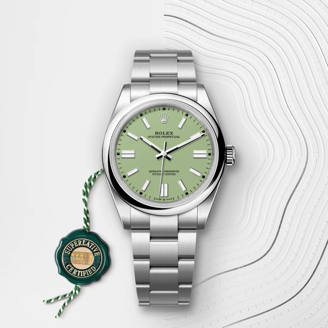 rolex Oyster Perpetual in Oystersteel, M134300-0006 - Underwood jewelers