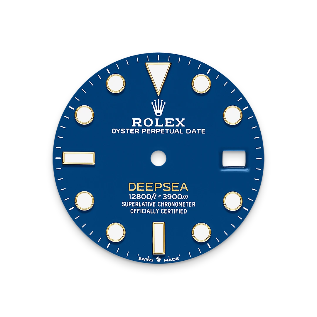 rolex Deepsea in 18 kt yellow gold, M136668LB-0001 - underwood jewelers
