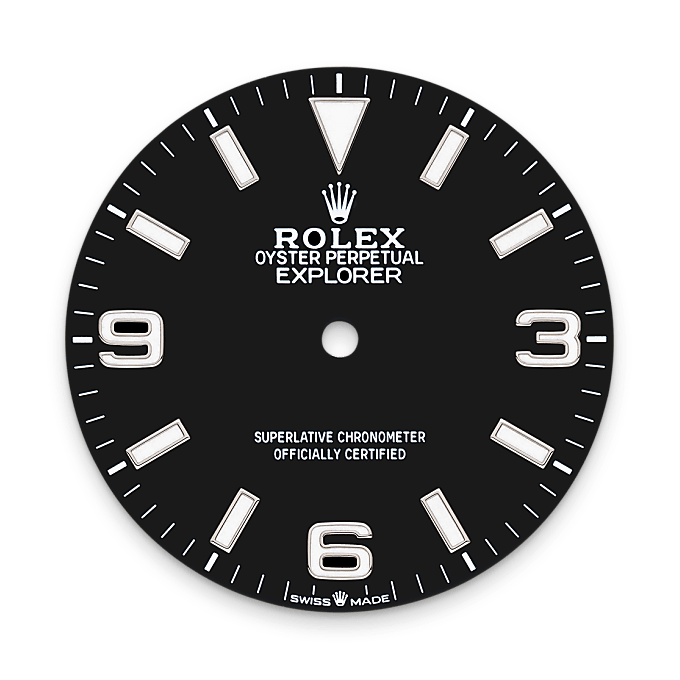 rolex Explorer in Oystersteel, M224270-0001 - underwood jewelers