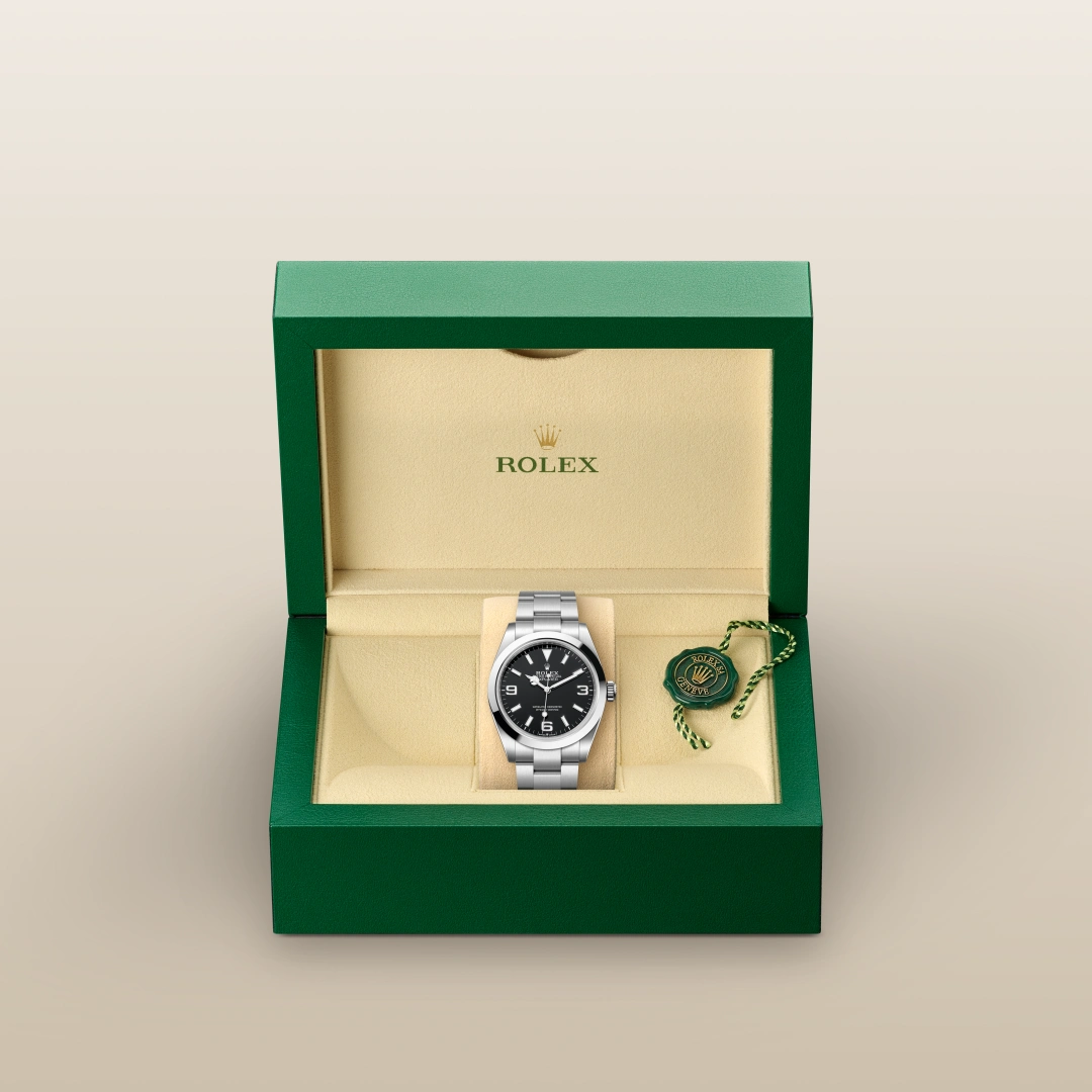 rolex Explorer in Oystersteel, M224270-0001 - Underwood jewelers
