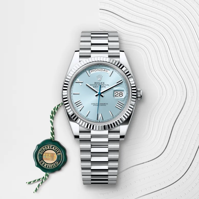 rolex Day-Date in Platinum, M228236-0012 - Underwood jewelers