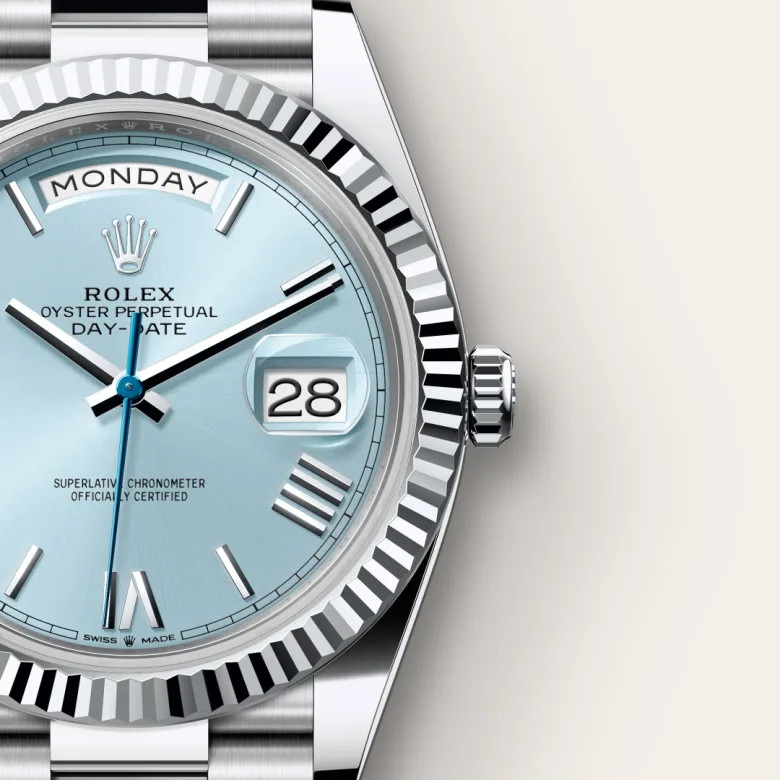 rolex Day-Date in Platinum, M228236-0012 - Underwood jewelers