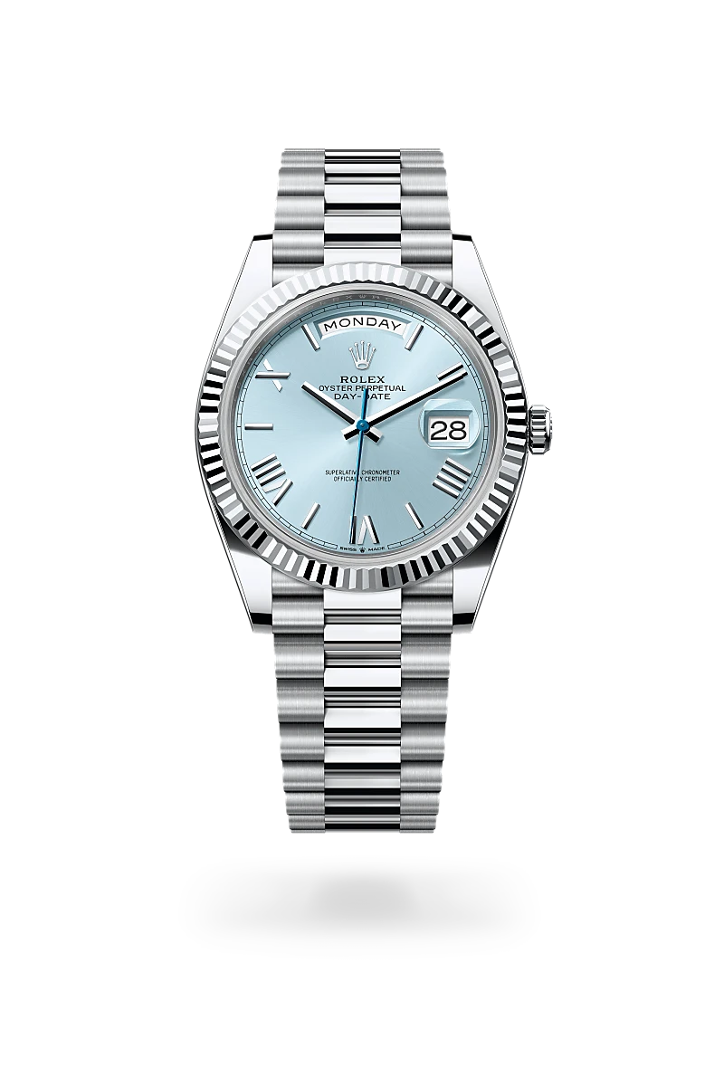 rolex Day-Date in Platinum, M228236-0012 - Underwood jewelers