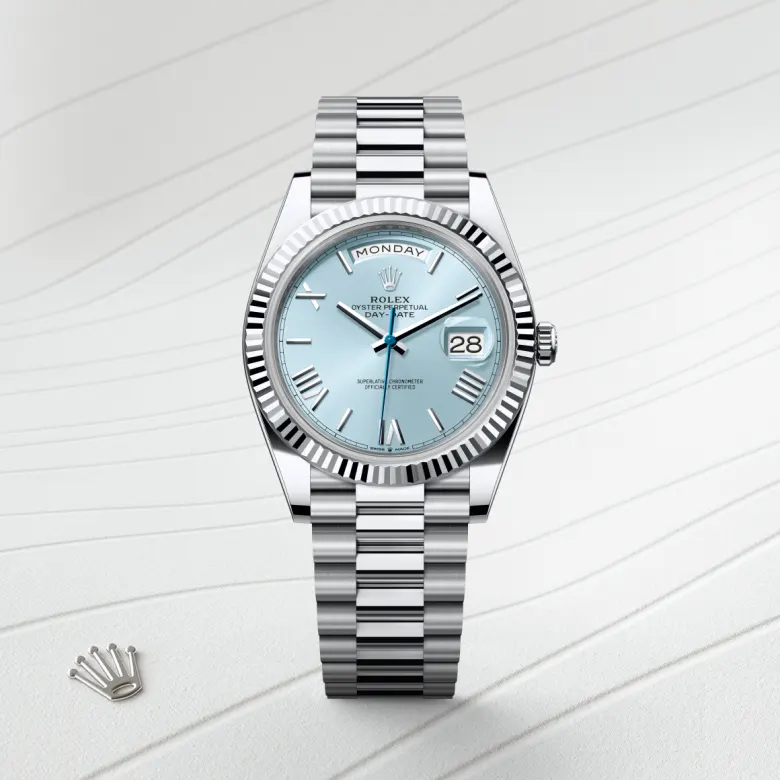 rolex Day-Date in Platinum, M228236-0012 - Underwood jewelers