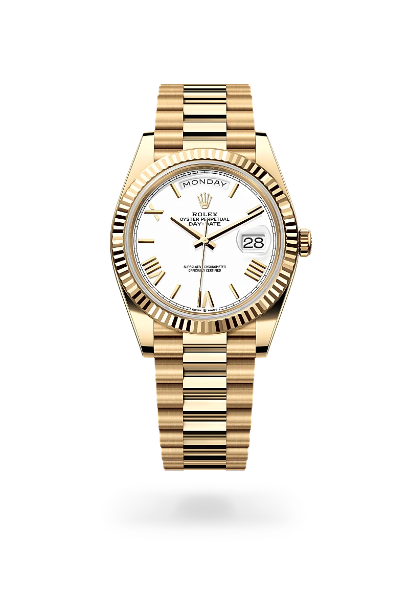 rolex Day-Date in 18 kt yellow gold, M228238-0042 - underwood jewelers