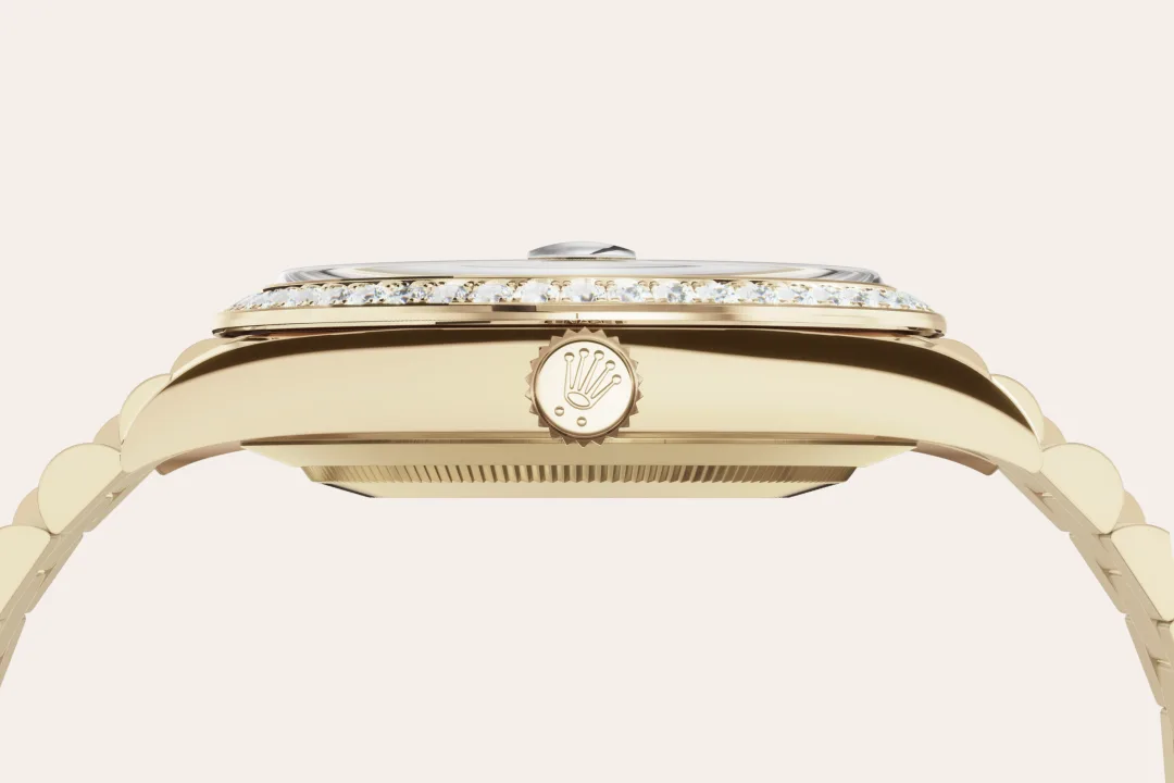 rolex Day-Date in 18 kt yellow gold, M228348RBR-0002 - Underwood jewelers