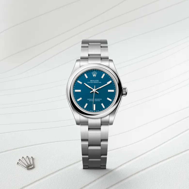 rolex Oyster Perpetual in Oystersteel, M277200-0017 - Underwood jewelers