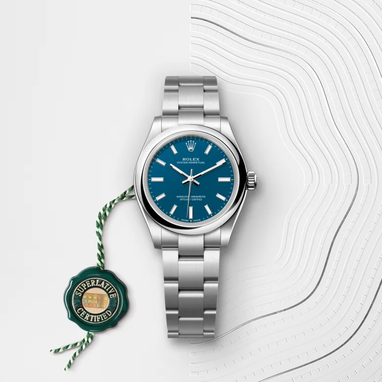 rolex Oyster Perpetual in Oystersteel, M277200-0017 - Underwood jewelers