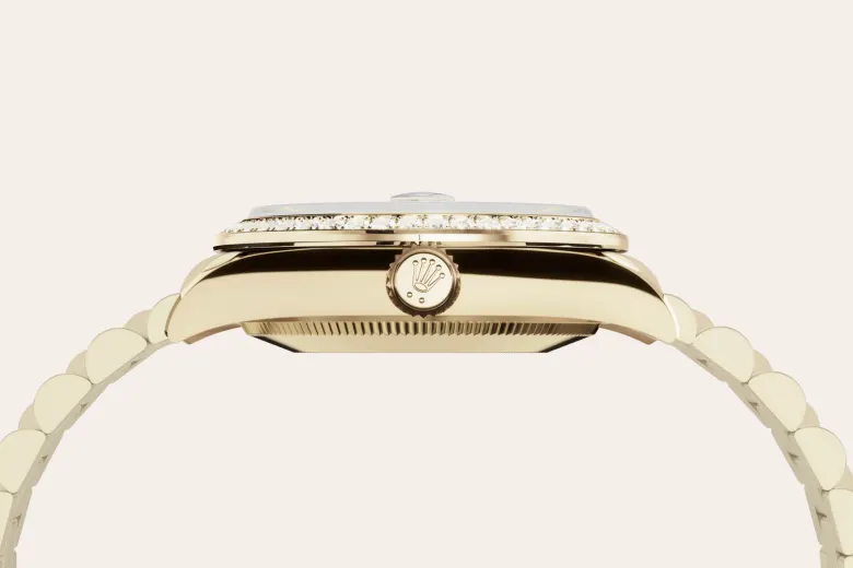 rolex Datejust in 18 kt yellow gold, M278288RBR-0041 - underwood jewelers
