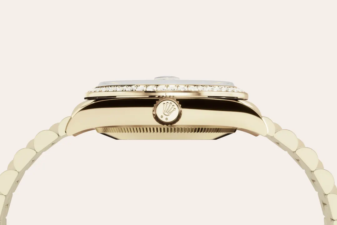 rolex Datejust in 18 kt yellow gold, M278288RBR-0041 - underwood jewelers