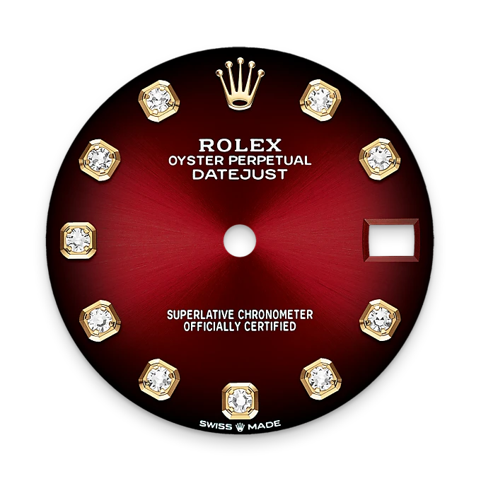 rolex Datejust in 18 kt yellow gold, M278288RBR-0041 - underwood jewelers