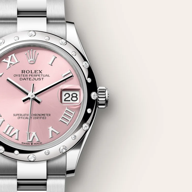 rolex Datejust in White Rolesor - combination of Oystersteel and white gold, M278344RBR-0021 - Underwood jewelers