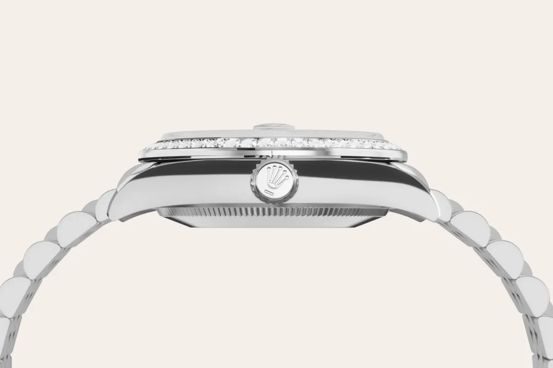rolex Datejust in White Rolesor - combination of Oystersteel and white gold, M278384RBR-0008 - Underwood jewelers