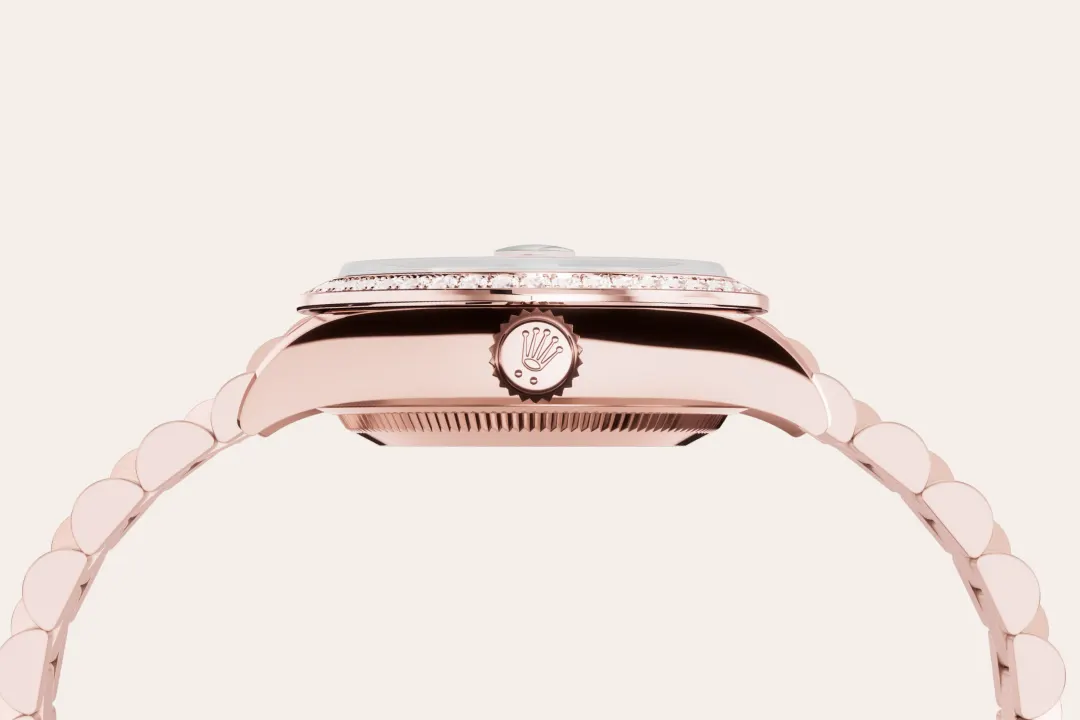 rolex Lady-Datejust in 18 kt Everose gold, M279135RBR-0001 - underwood jewelers