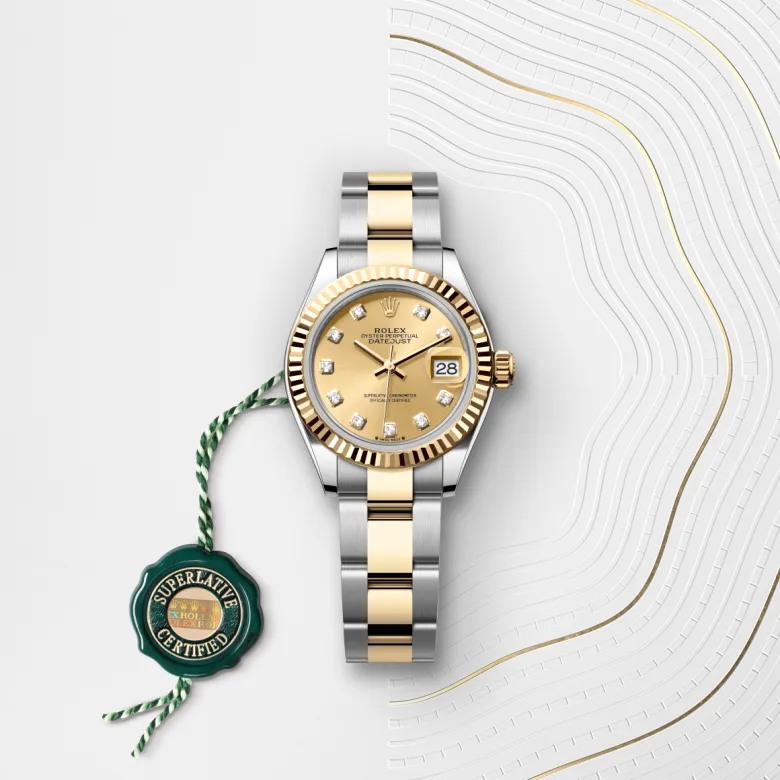rolex Lady-Datejust in Yellow Rolesor - combination of Oystersteel and yellow gold, M279173-0012 - Underwood jewelers