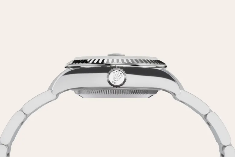 rolex Lady-Datejust in White Rolesor - combination of Oystersteel and white gold, M279174-0020 - underwood jewelers