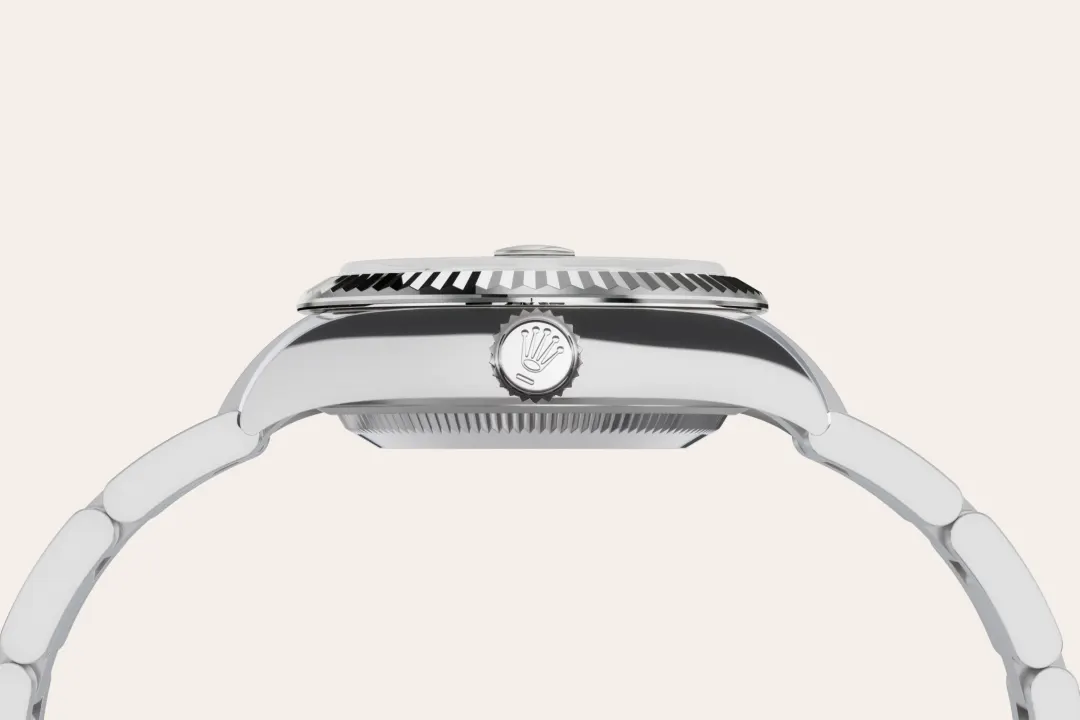 rolex Lady-Datejust in White Rolesor - combination of Oystersteel and white gold, M279174-0020 - Underwood jewelers
