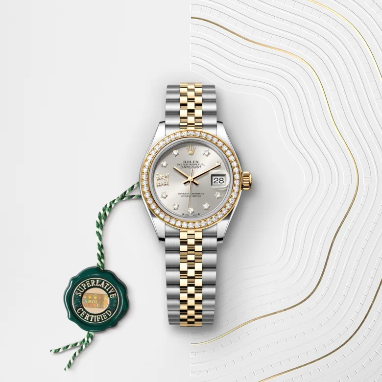 rolex Lady-Datejust in Yellow Rolesor - combination of Oystersteel and yellow gold, M279383RBR-0003 - Underwood jewelers