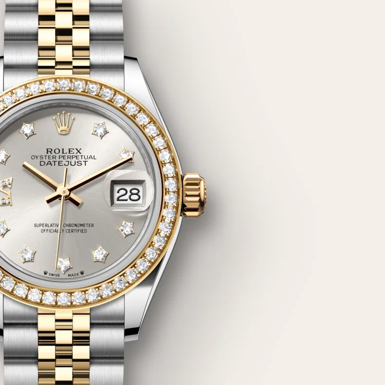 rolex Lady-Datejust in Yellow Rolesor - combination of Oystersteel and yellow gold, M279383RBR-0003 - Underwood jewelers