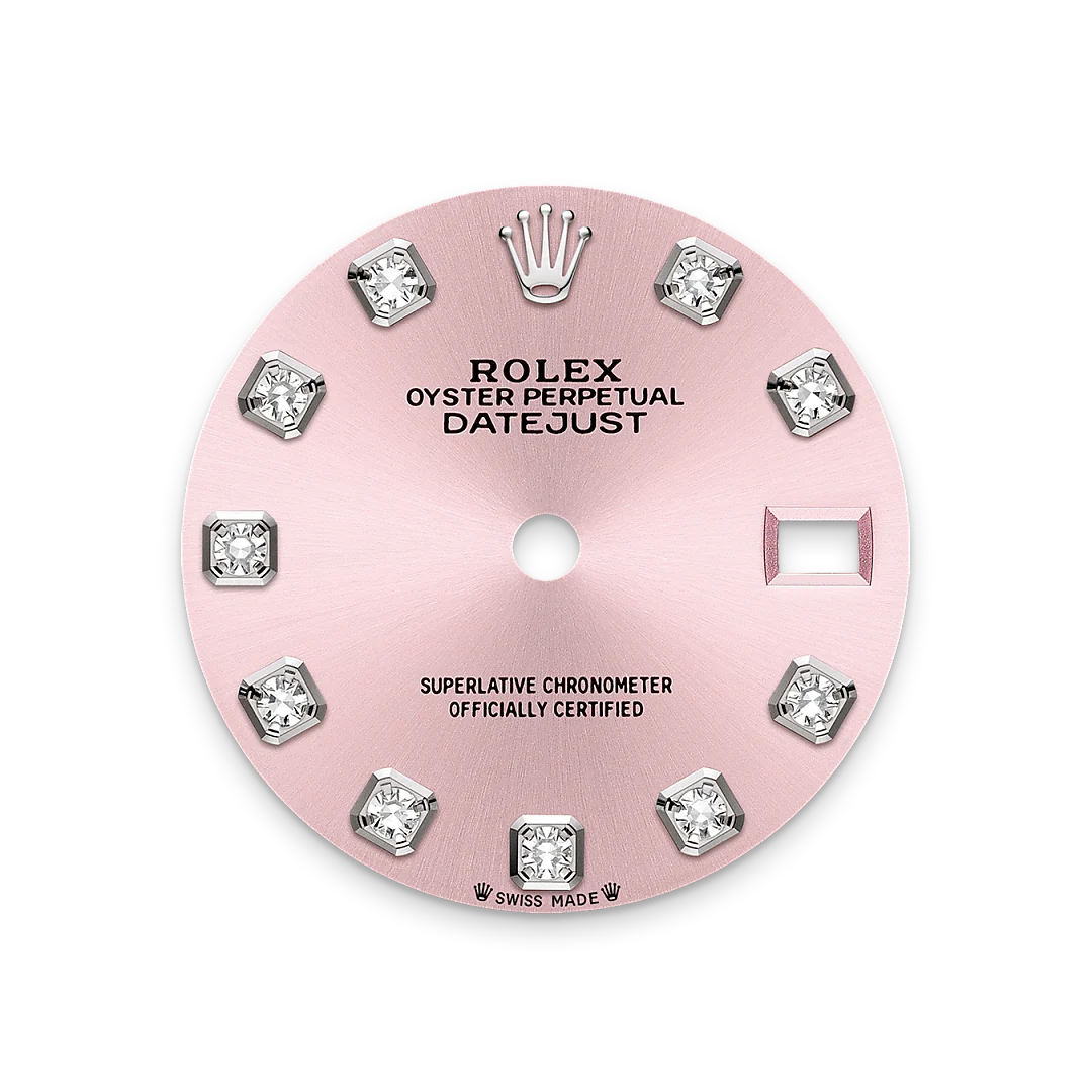 rolex Lady-Datejust in White Rolesor - combination of Oystersteel and white gold, M279384RBR-0004 - Underwood jewelers