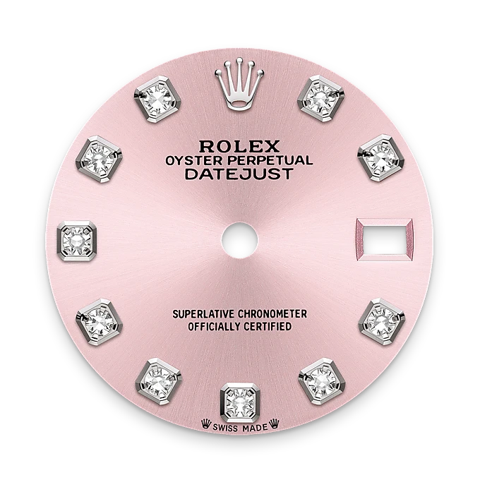 rolex Lady-Datejust in White Rolesor - combination of Oystersteel and white gold, M279384RBR-0004 - Underwood jewelers
