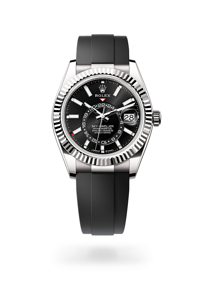 rolex Sky-Dweller in 18 kt white gold, M336239-0002 - underwood jewelers