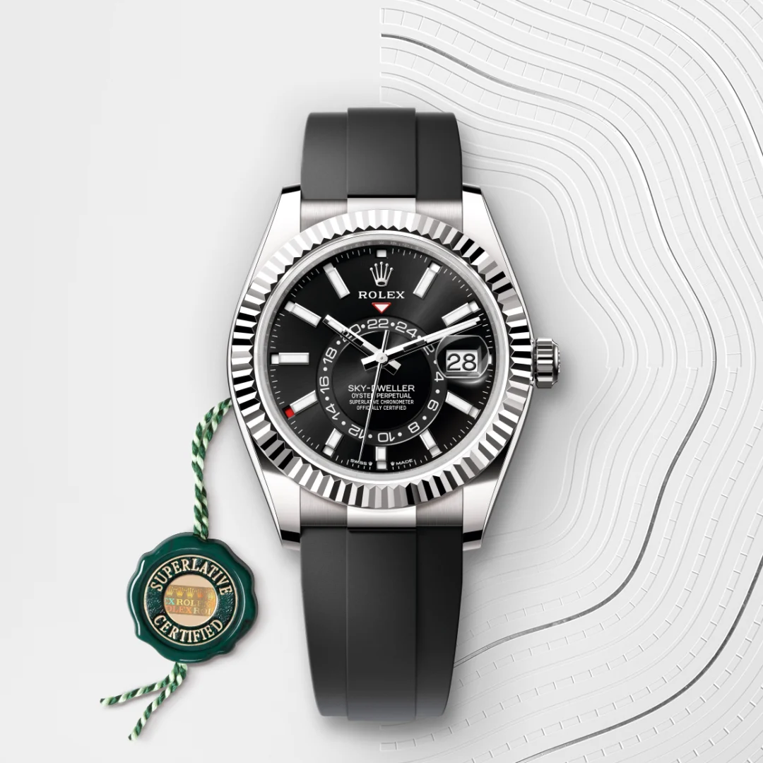 rolex Sky-Dweller in 18 kt white gold, M336239-0002 - Underwood jewelers