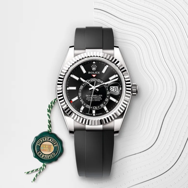 rolex Sky-Dweller in 18 kt white gold, M336239-0002 - Underwood jewelers