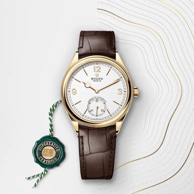 rolex 1908 in 18 kt yellow gold, M52508-0006 - Underwood jewelers