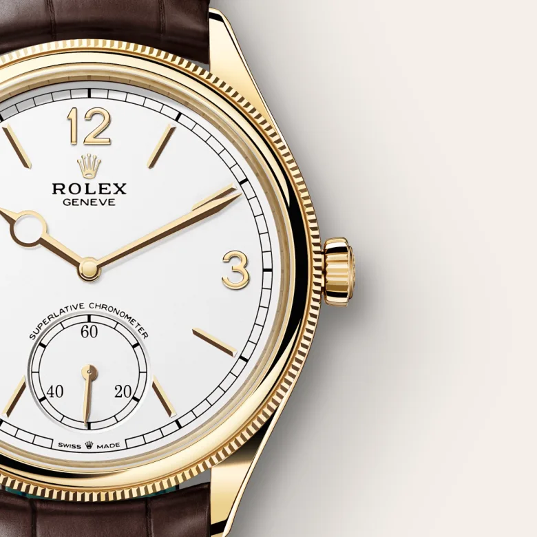 rolex 1908 in 18 kt yellow gold, M52508-0006 - Underwood jewelers