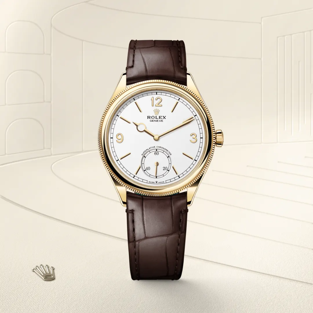 rolex 1908 in 18 kt yellow gold, M52508-0006 - Underwood jewelers