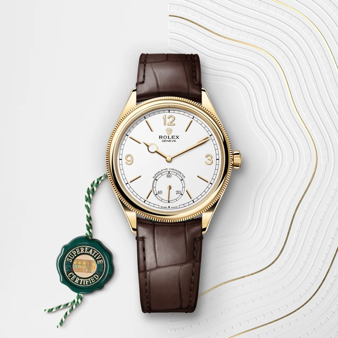 rolex 1908 in 18 kt yellow gold, M52508-0006 - Underwood jewelers