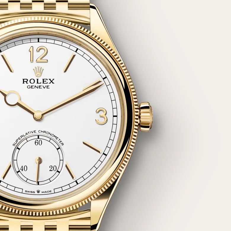 rolex 1908 in 18 kt yellow gold, M52508-0008 - Underwood jewelers