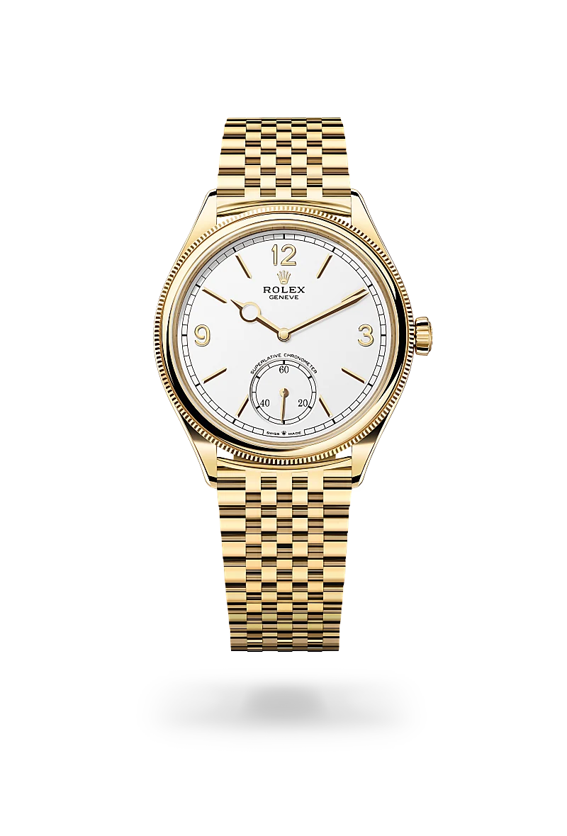 rolex 1908 in 18 kt yellow gold, M52508-0008 - Underwood jewelers