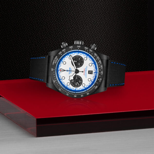 TUDOR Black Bay Chrono 42mm redesigned carbon fibre case - M79377KN-0001 at Underwood Jewelers